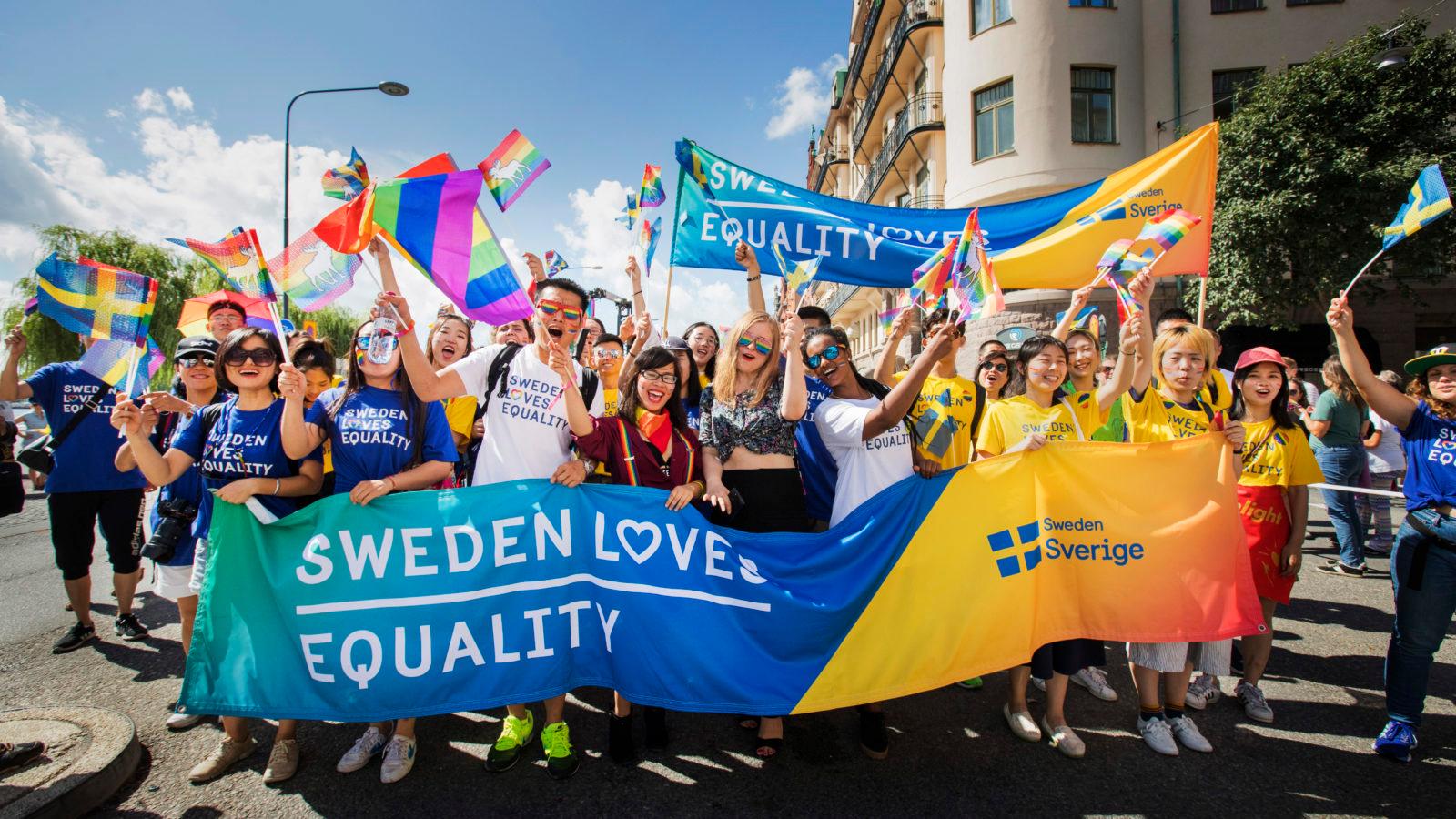 Pride Parade in Sweden