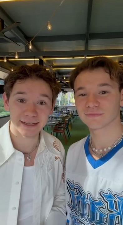 Twins Marcus and Martinus.