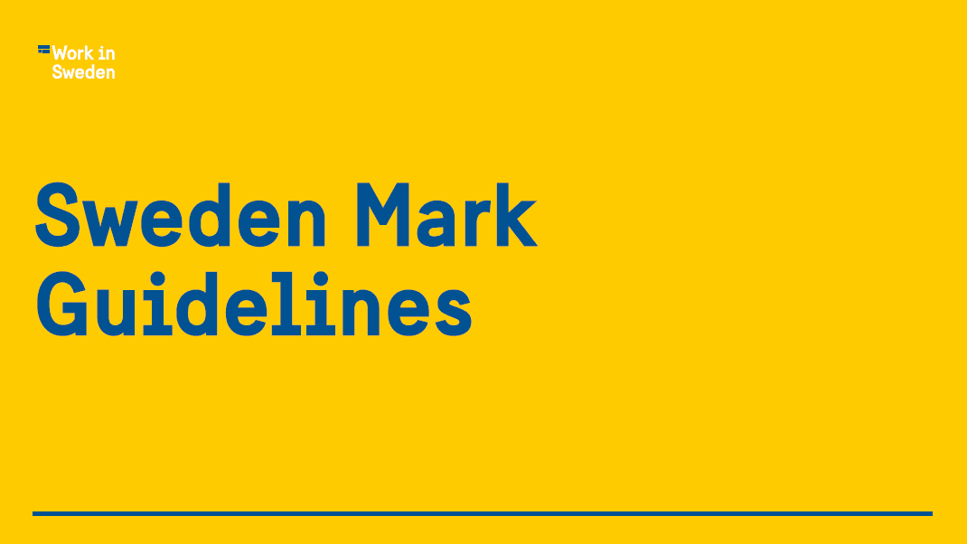 Sweden mark guidelines