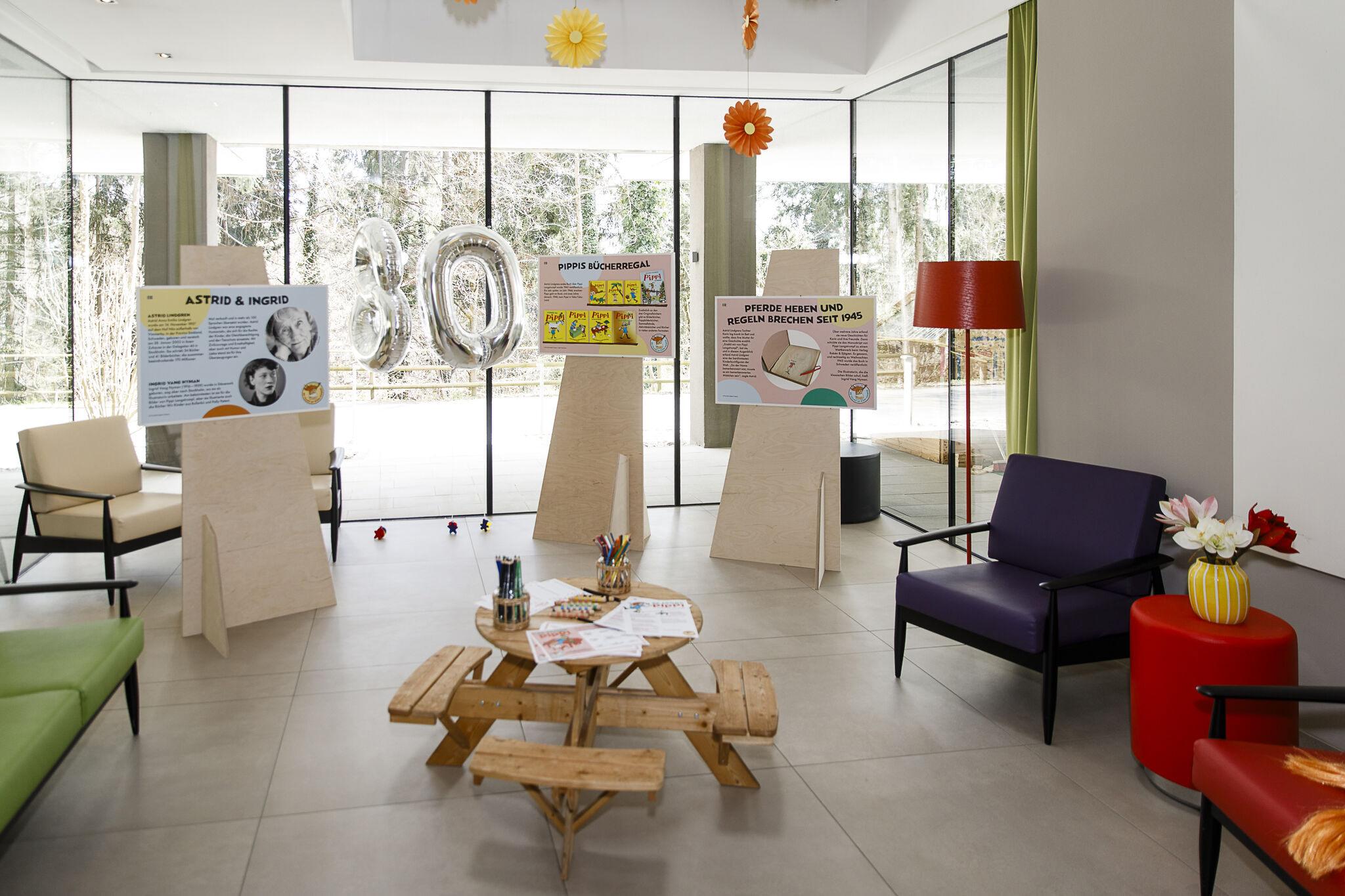 Pippi exhibition on the exhibition modules