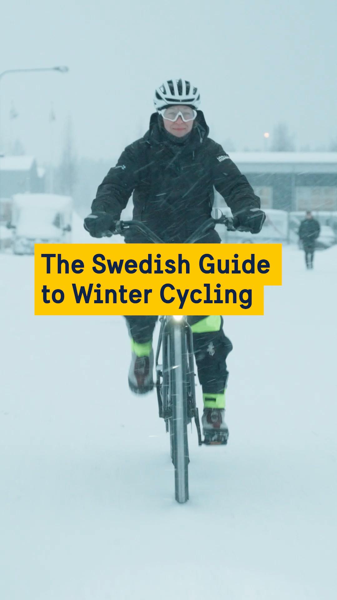 The Swedish guide to winter cycling