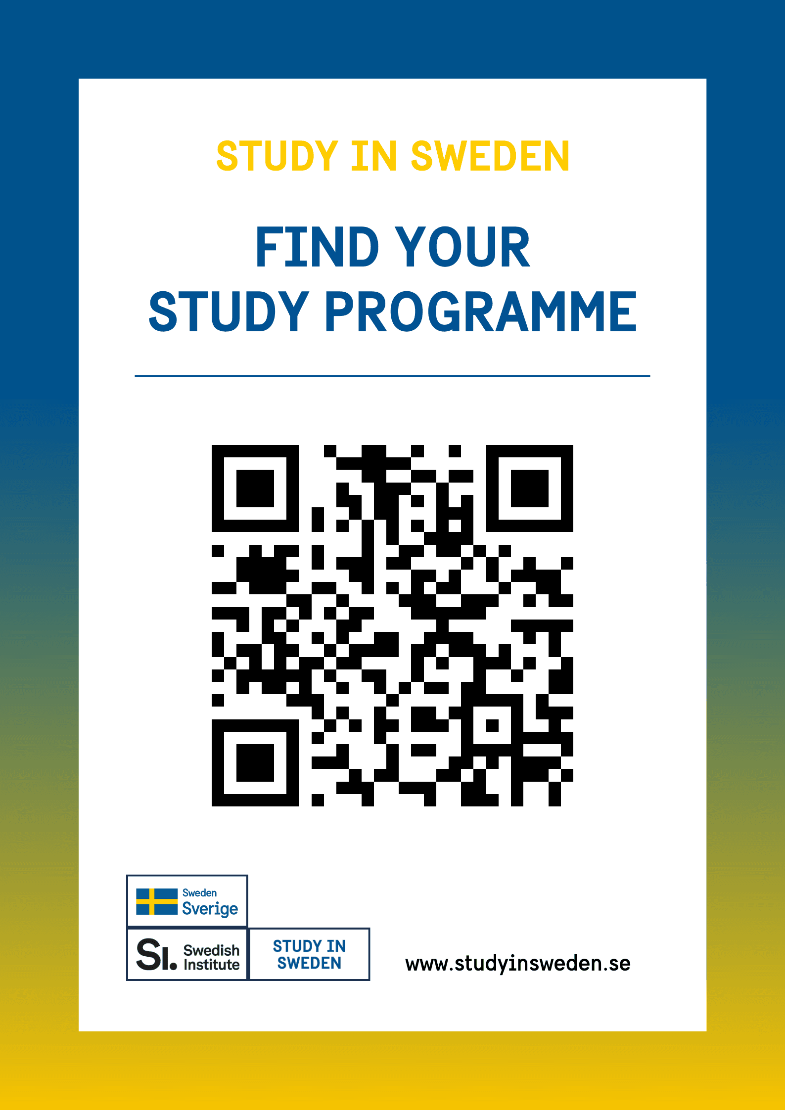 Find your study programme