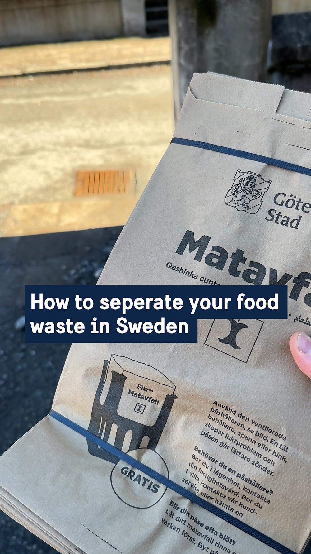 Food waste in Sweden