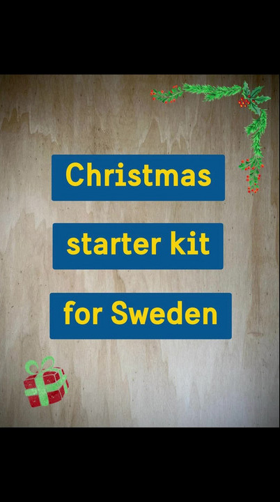 Christmas starter kit for Sweden